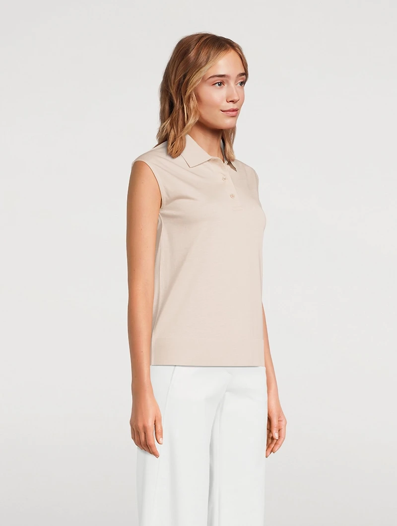 Sleeveless Polo Shirt