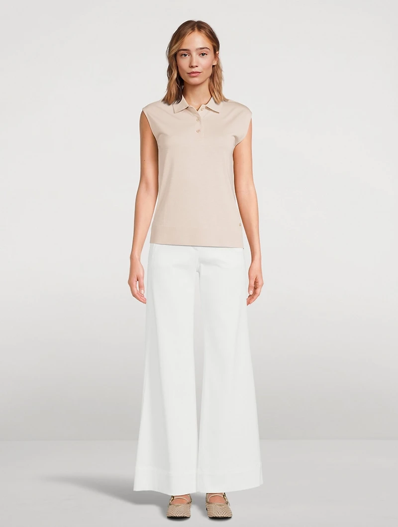 Sleeveless Polo Shirt