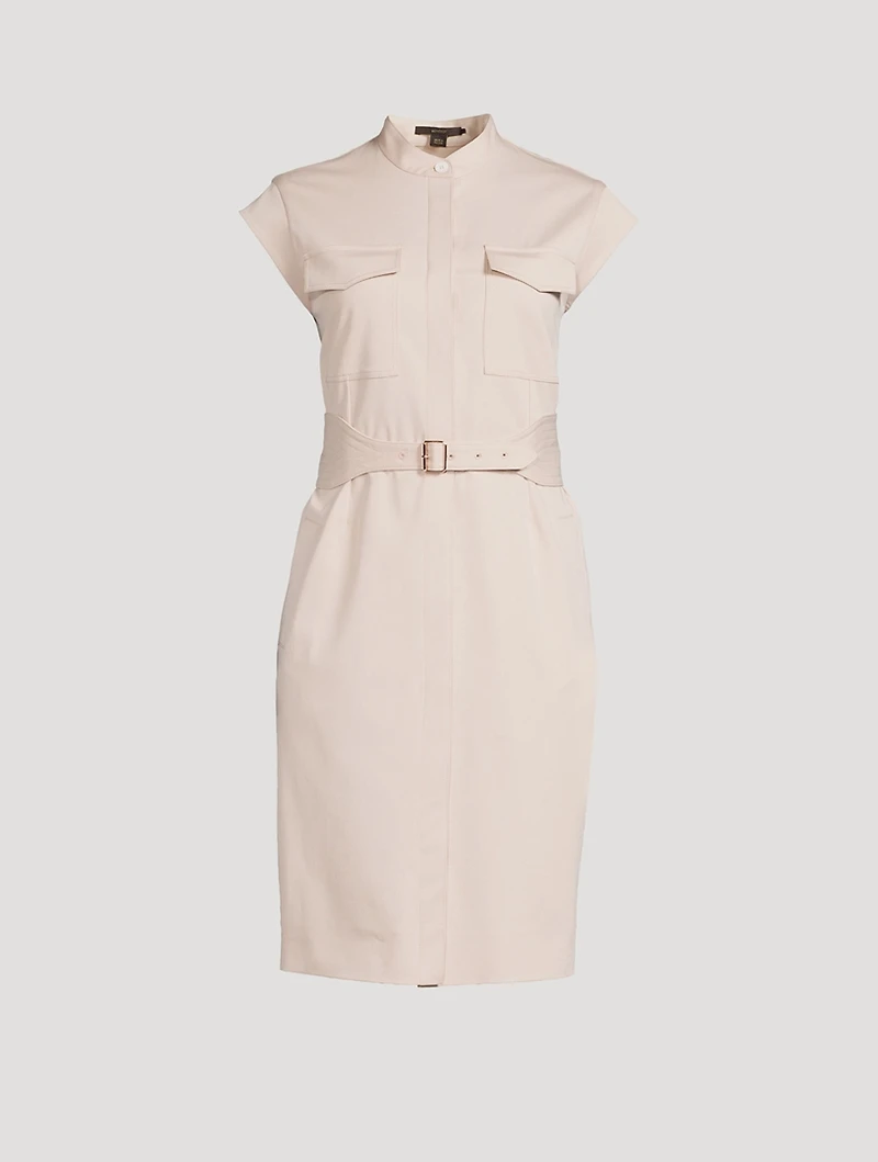 Belted Shirt Dress