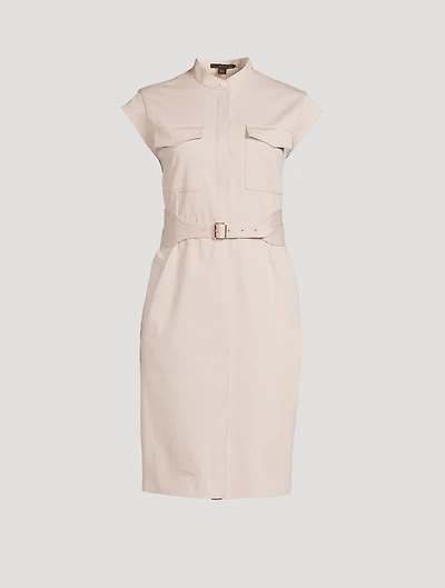 Belted Shirt Dress