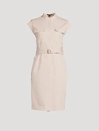 Belted Shirt Dress