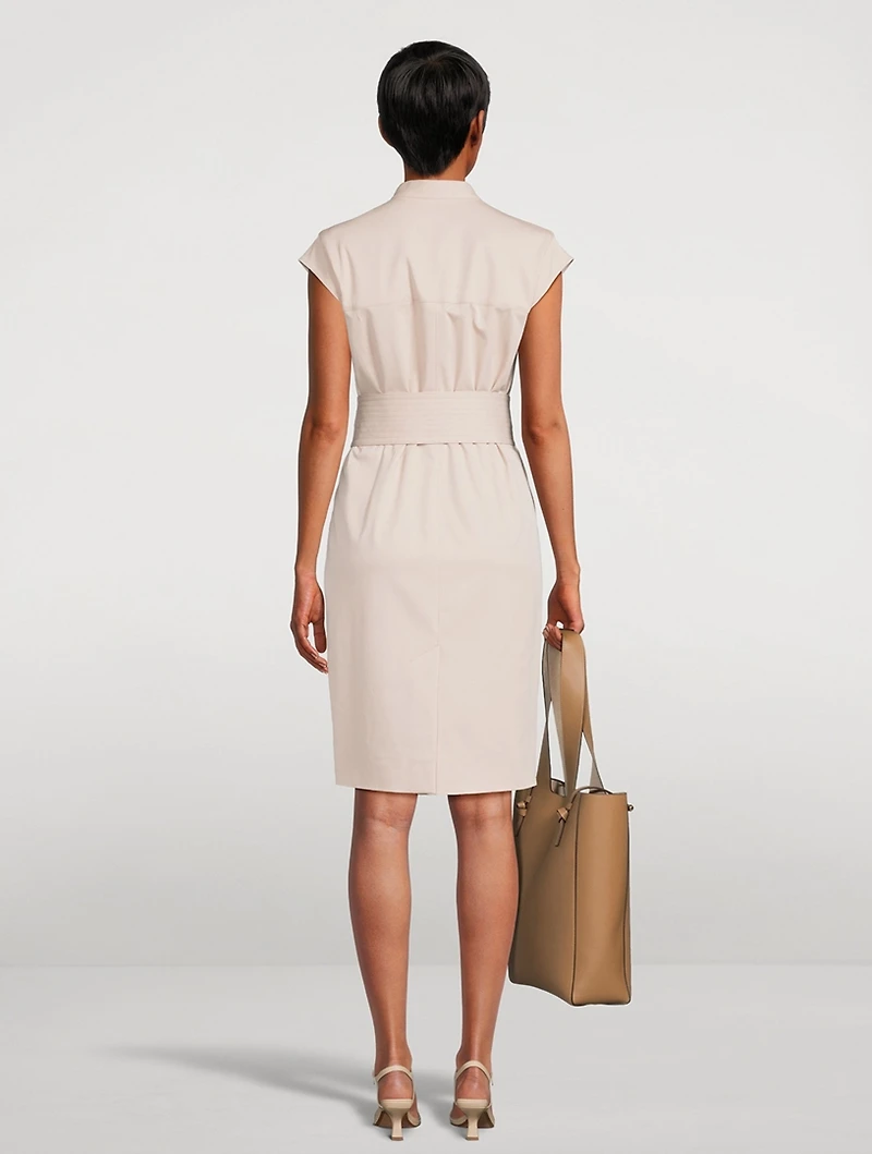 Belted Shirt Dress