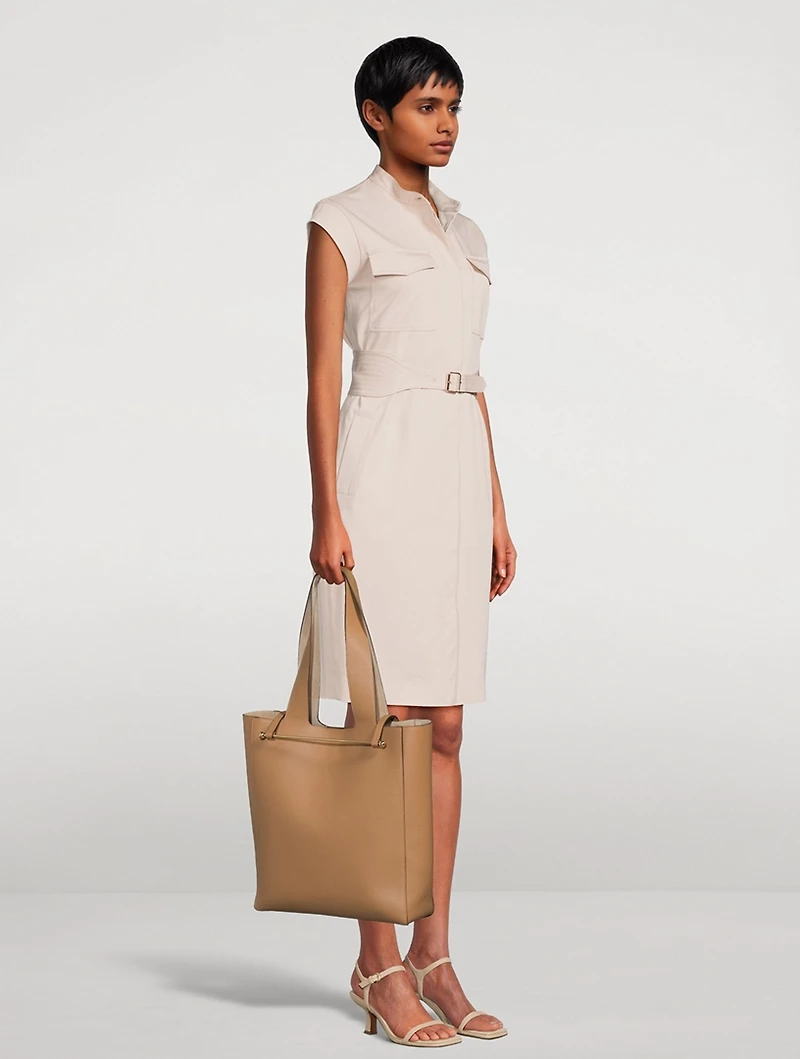 Belted Shirt Dress