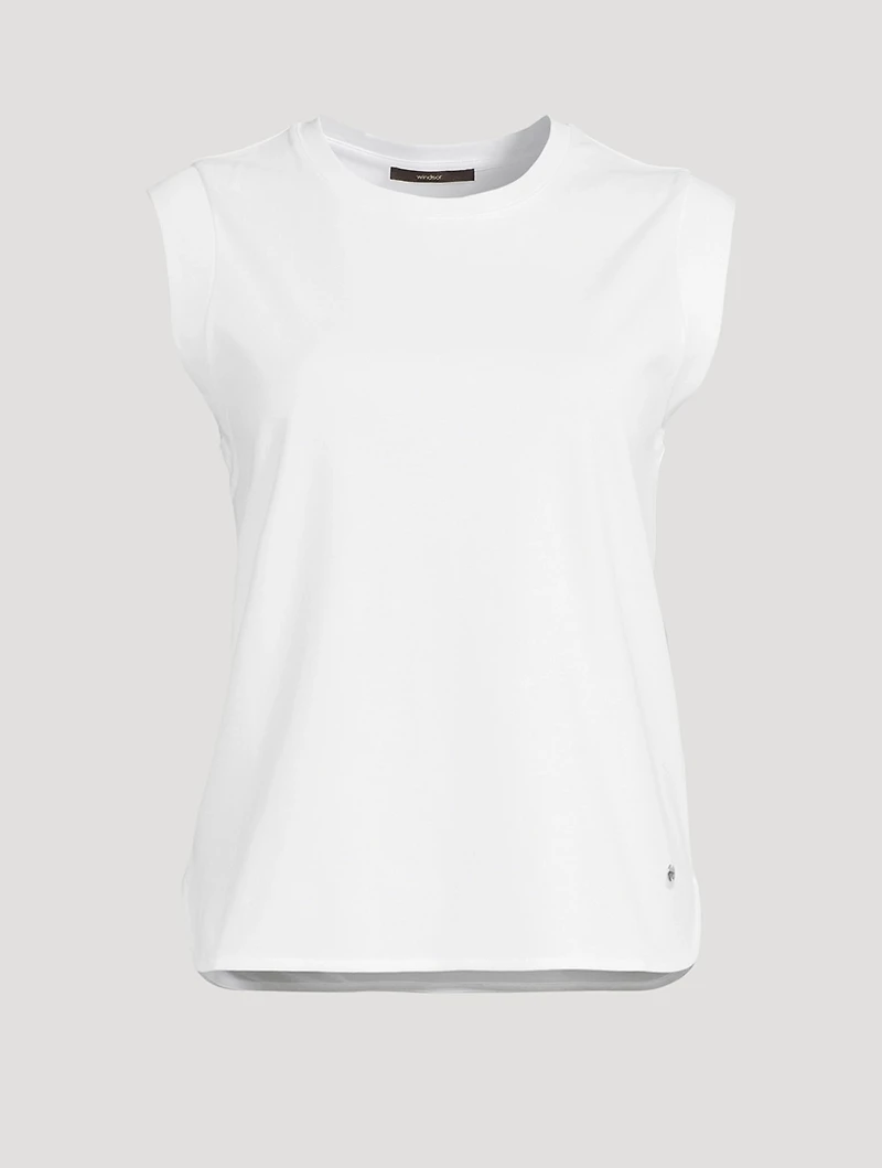 Organic Cotton Sleeveless T-Shirt