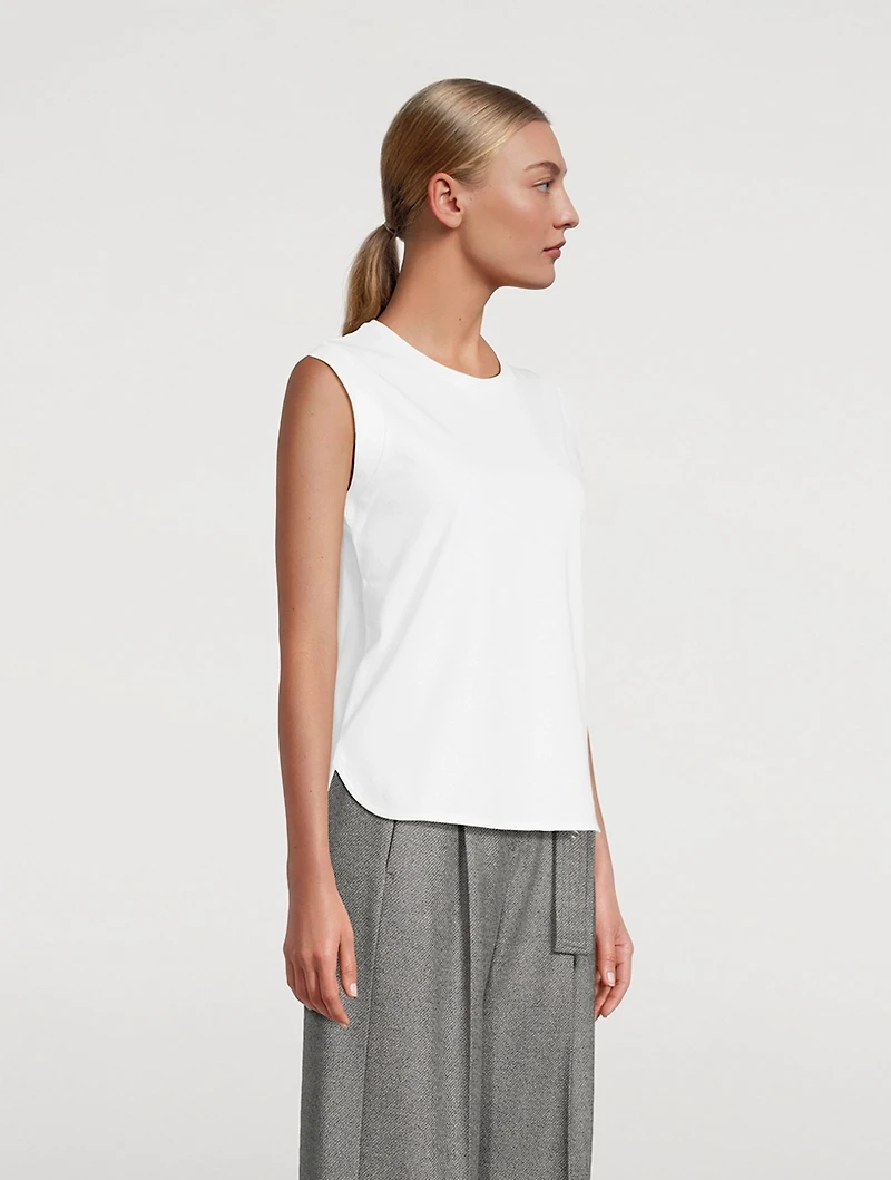 Organic Cotton Sleeveless T-Shirt