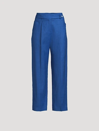 Straight-Leg Trousers