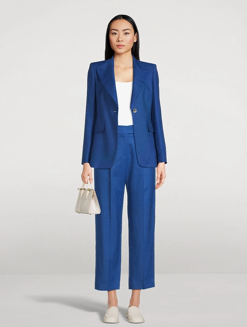Straight-Leg Trousers