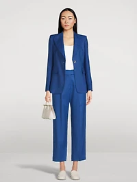 Straight-Leg Trousers