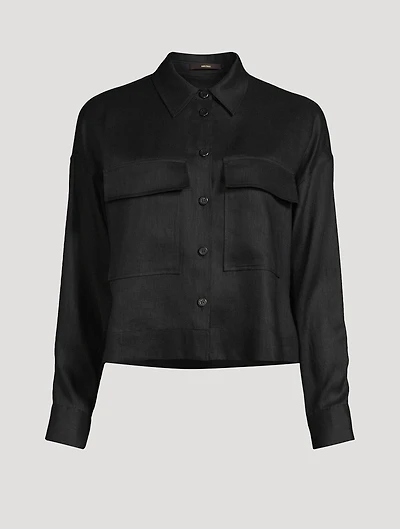 Linen Utility Shirt