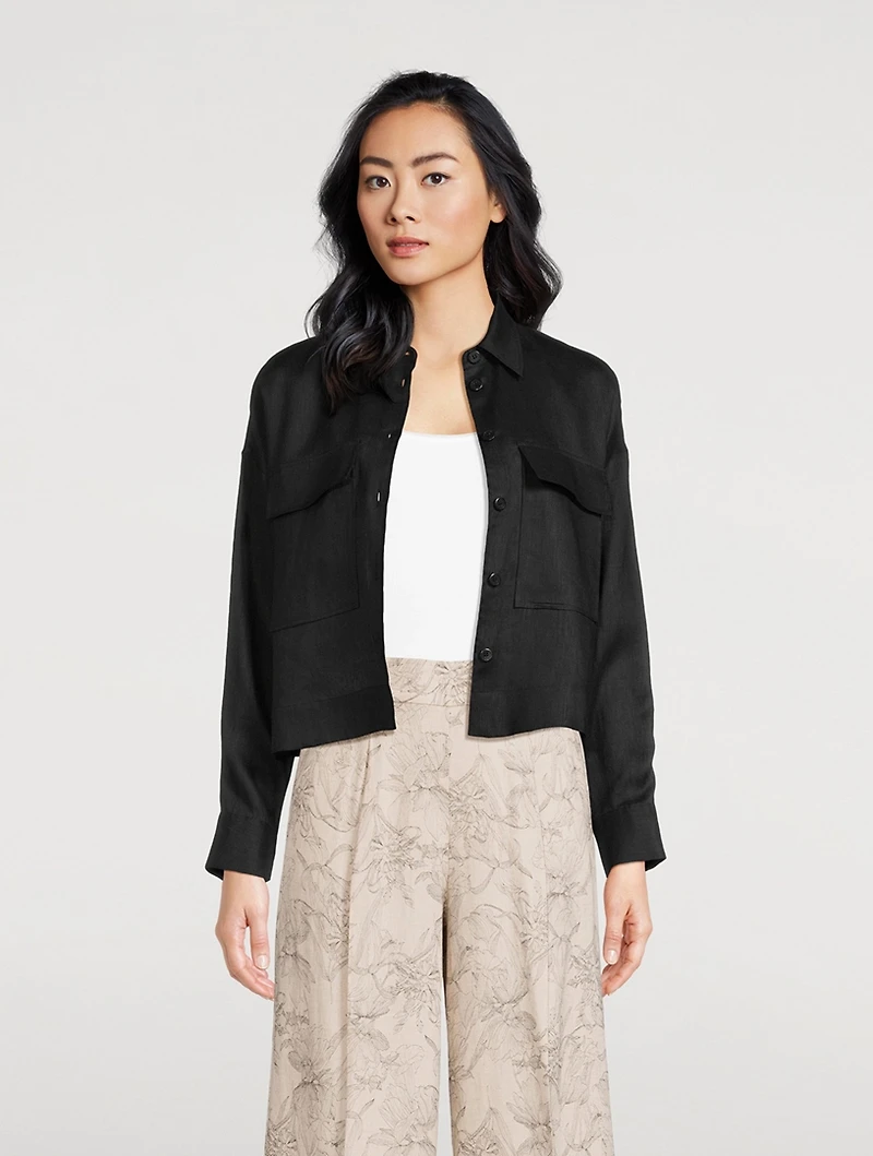 Linen Utility Shirt