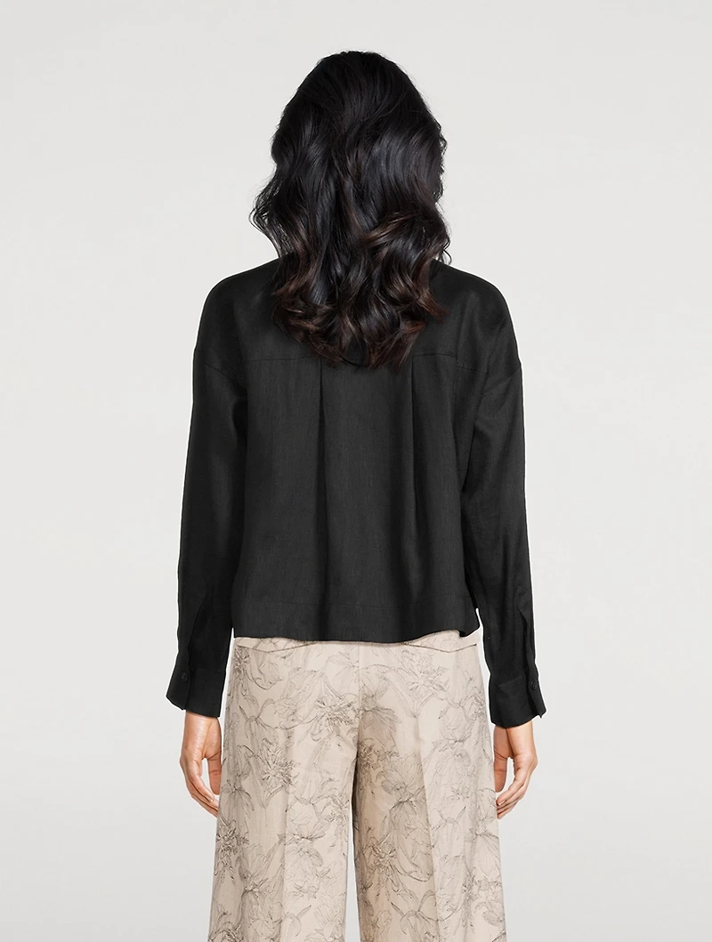 Linen Utility Shirt
