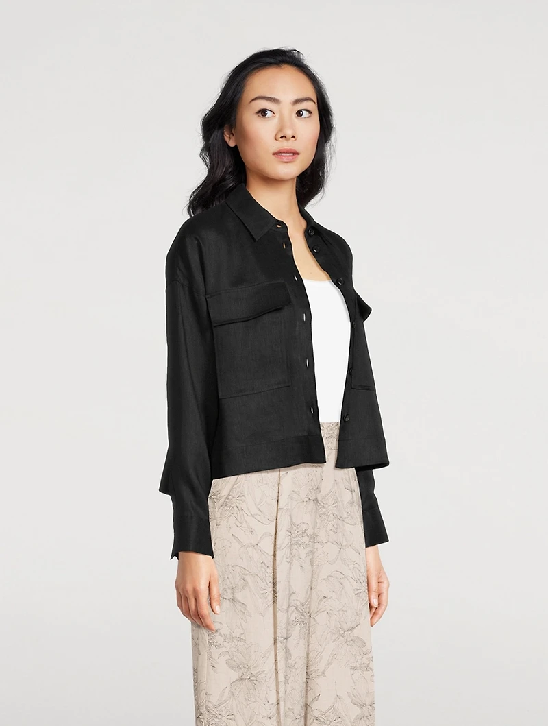 Linen Utility Shirt