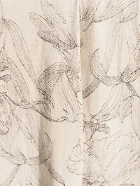 Marlene Wide-Leg Trousers Floral Print
