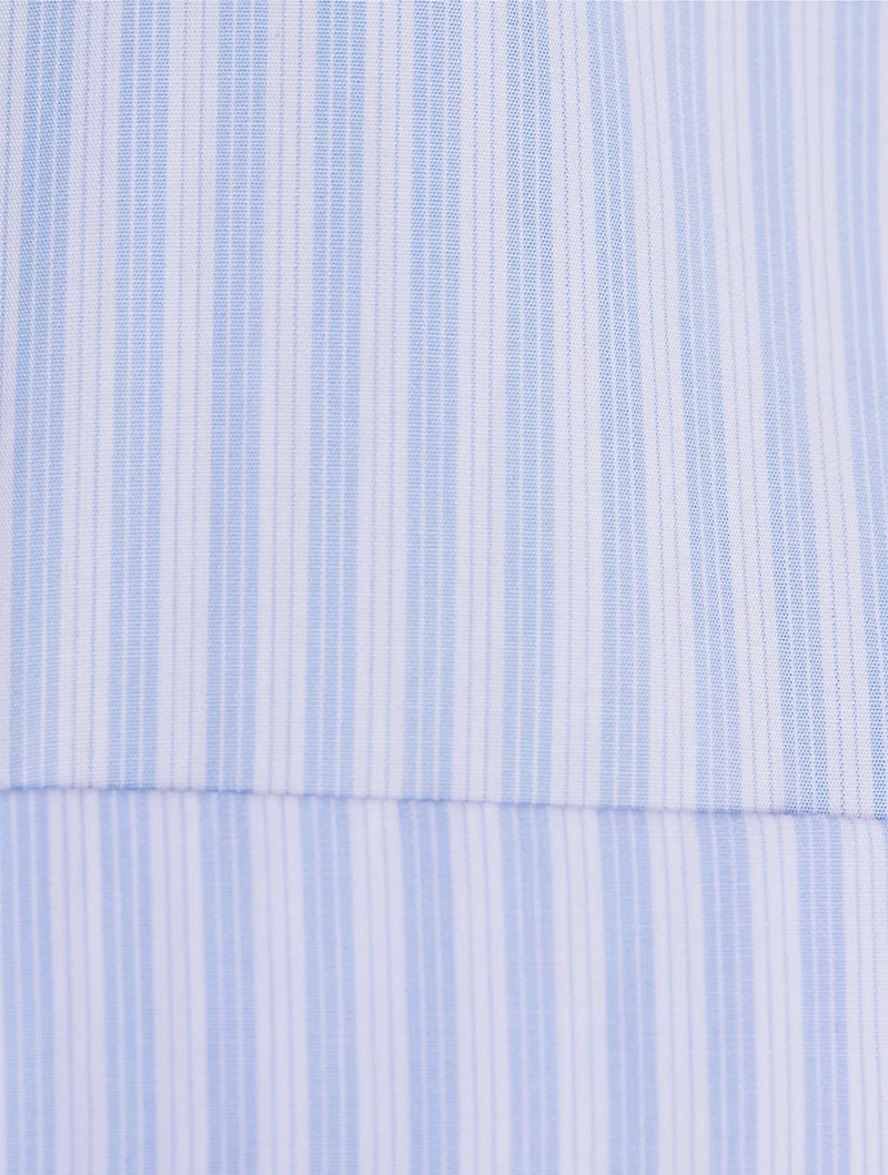 Blouson Shirt Stripe Print