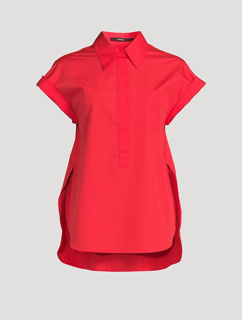 Poplin Tunic Shirt