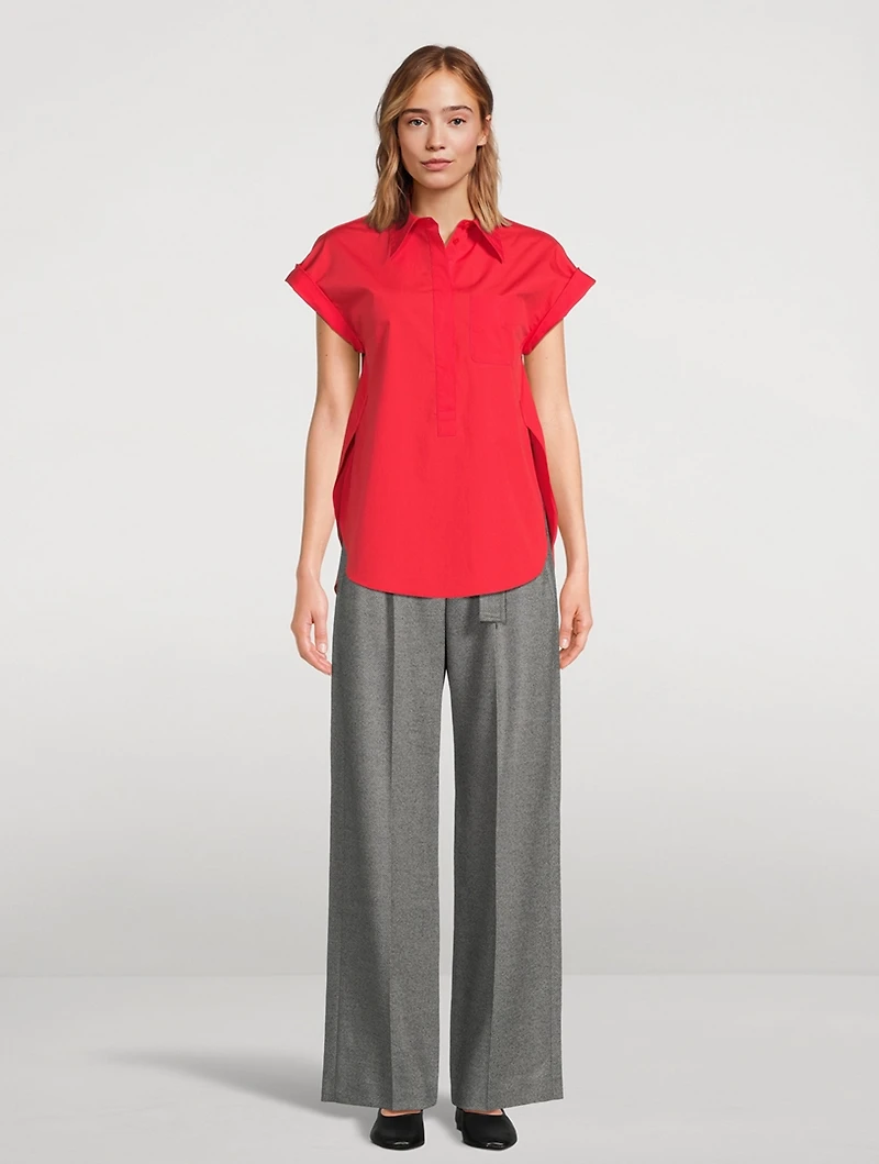 Poplin Tunic Shirt