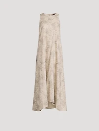 Sleeveless Dress Floral Print