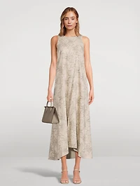 Sleeveless Dress Floral Print