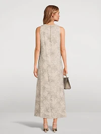 Sleeveless Dress Floral Print