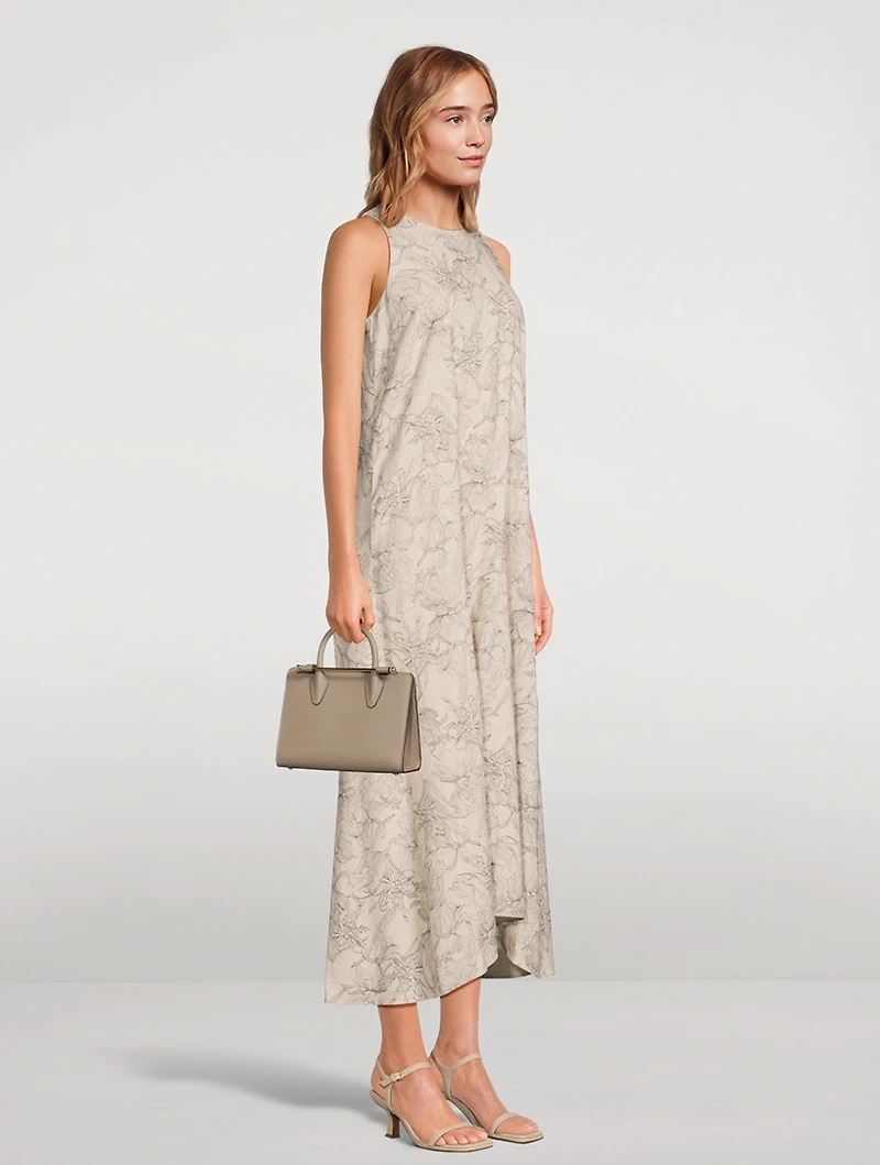 Sleeveless Dress Floral Print
