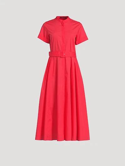 Belted Shirt Dress