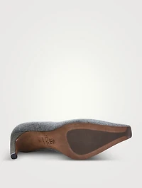 Wool Flannel Pumps