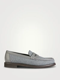 Wool Penny Loafers