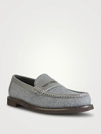 Wool Penny Loafers