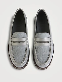 Wool Penny Loafers