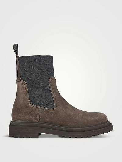 Suede Chelsea Boots