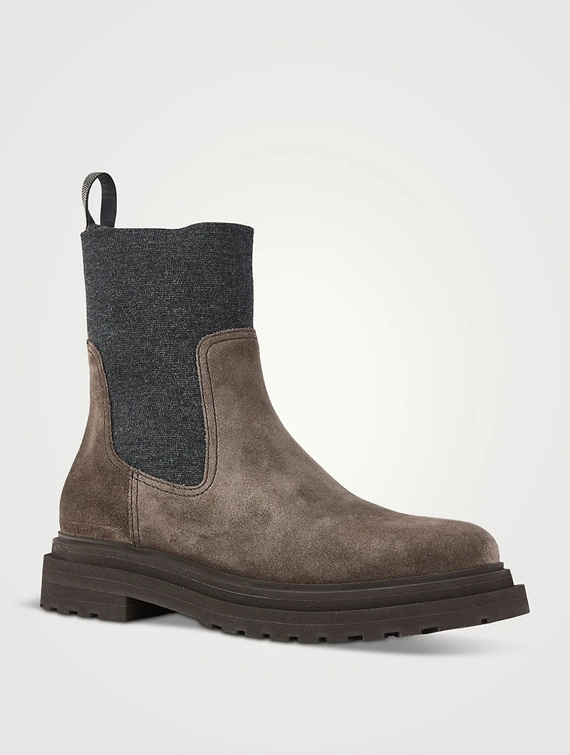 Suede Chelsea Boots