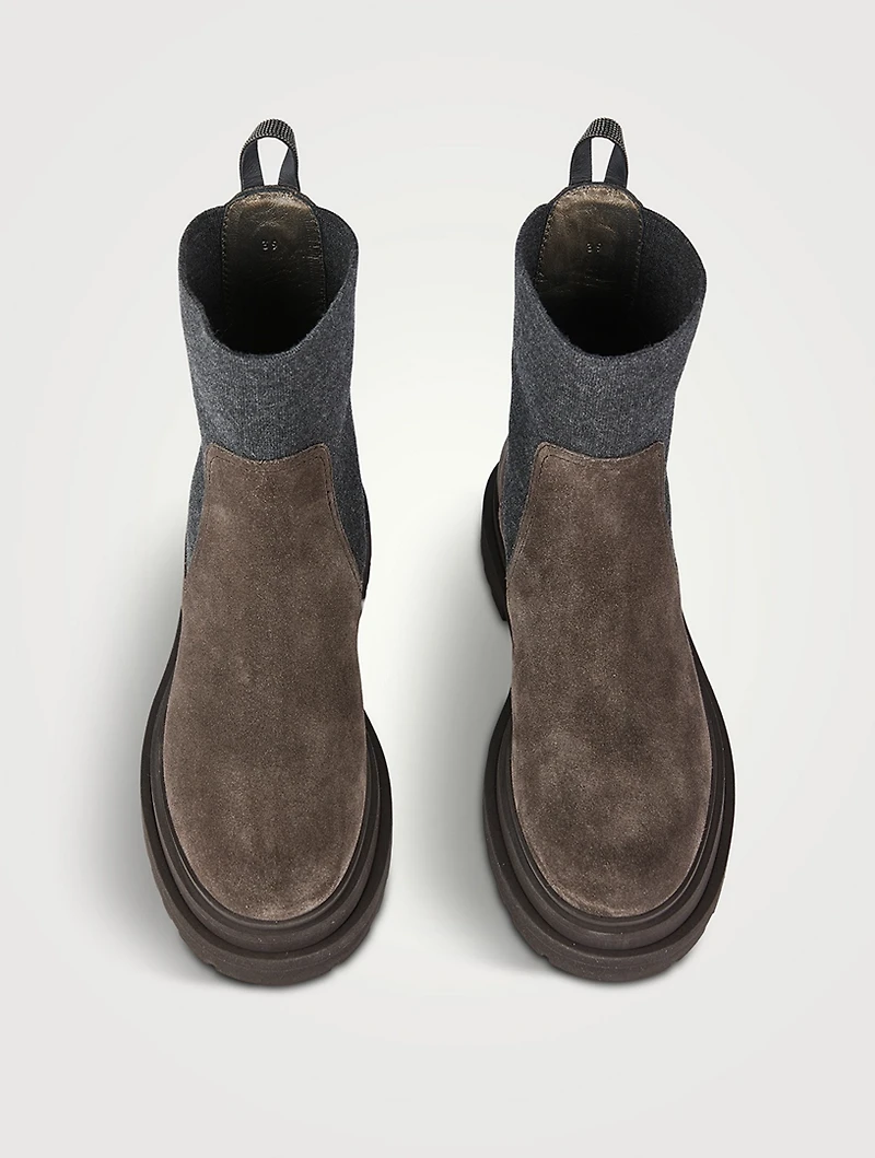 Suede Chelsea Boots