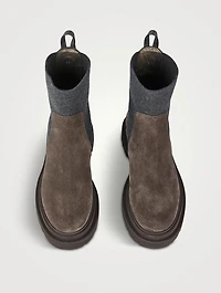 Suede Chelsea Boots