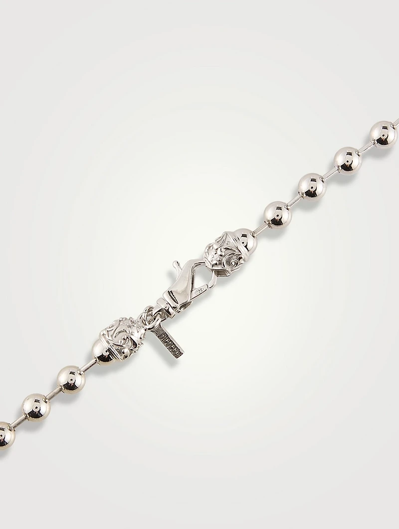 Avelli Beaded Chain Cross Necklace
