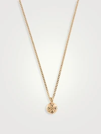 Crest Coin Pendant Necklace