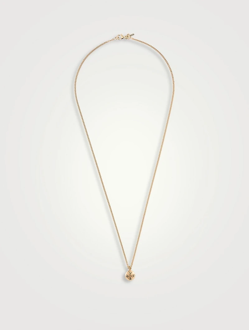 Crest Coin Pendant Necklace