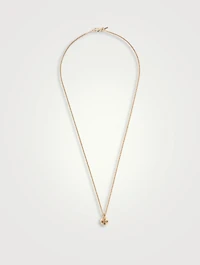 Crest Coin Pendant Necklace