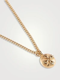 Crest Coin Pendant Necklace