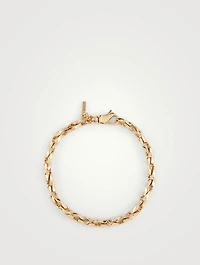 Mini Hammered Chain Bracelet