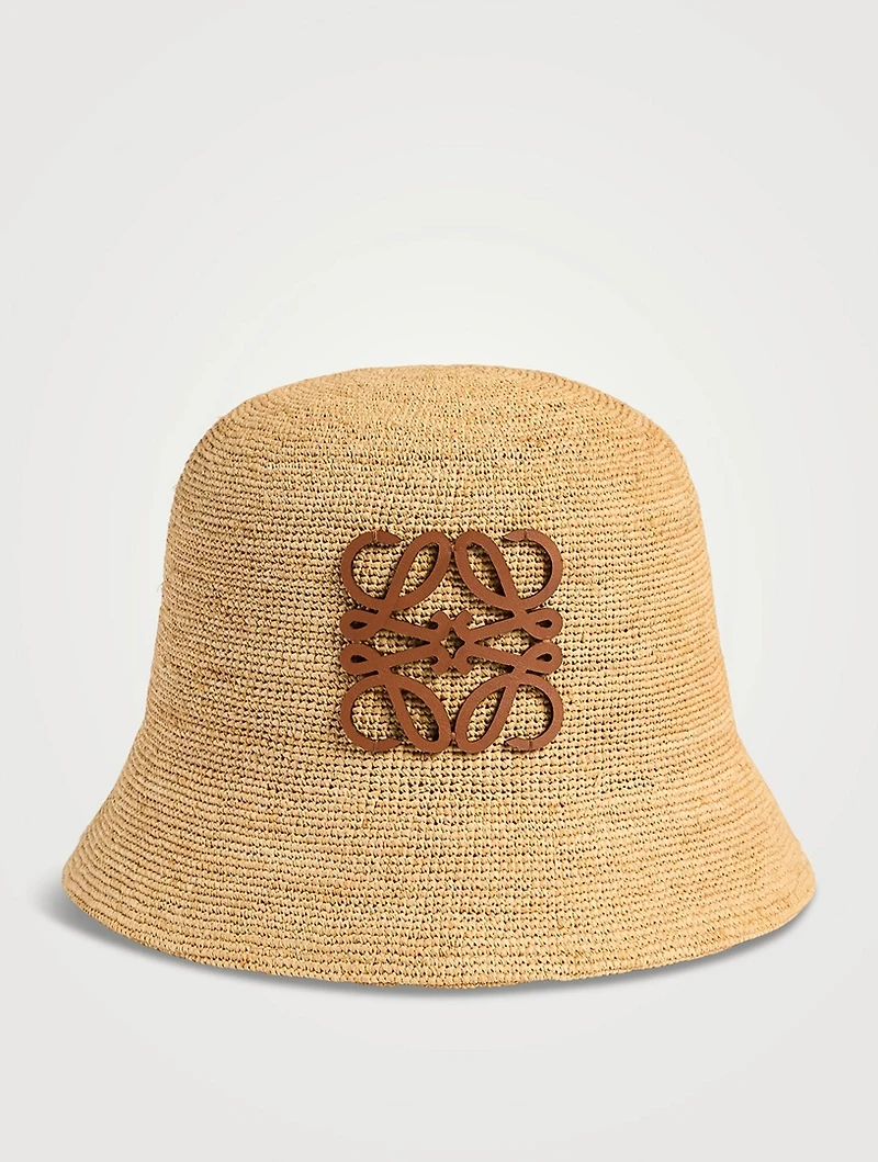 Loewe x Paula's Ibiza Anagram Raffia Bucket Hat