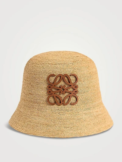 Loewe x Paula's Ibiza Anagram Raffia Bucket Hat