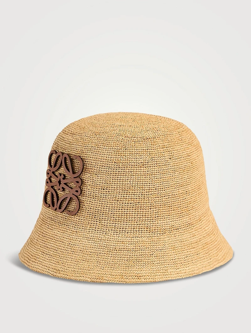 Loewe x Paula's Ibiza Anagram Raffia Bucket Hat