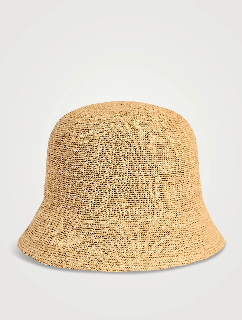 Loewe x Paula's Ibiza Anagram Raffia Bucket Hat