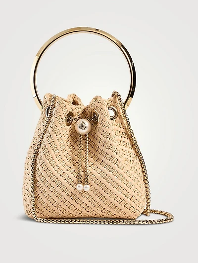 Bon Bon Raffia Clutch