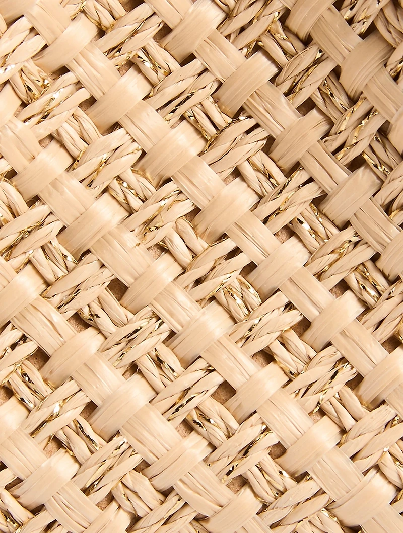 Bon Bon Raffia Clutch