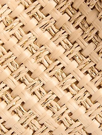 Bon Bon Raffia Clutch