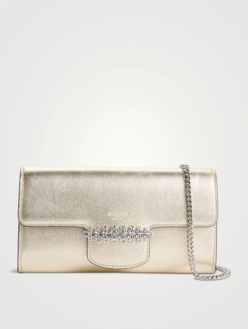 Bing Metallic Leather Wallet-On-Chain