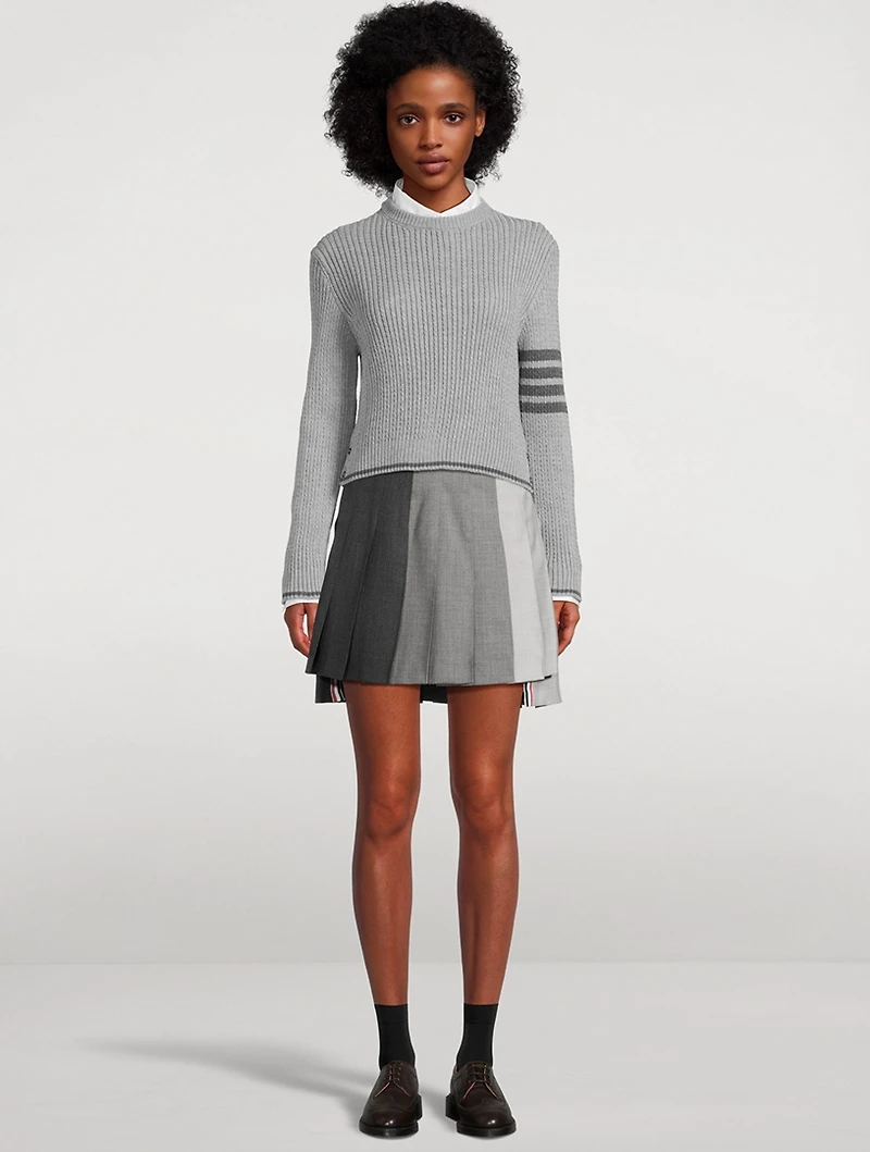 Fresco Funmix Pleated Mini Skirt