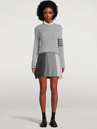 Fresco Funmix Pleated Mini Skirt