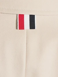 Belted Cotton Twill Trench Coat